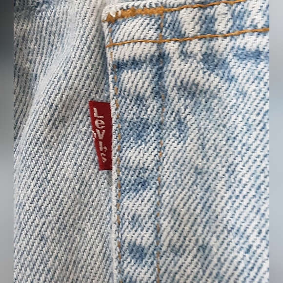 Levi's 550 Light Blue Relaxed Fit Tapered Leg Vintage 1990’s Jeans Size 14. - Picture 12 of 12
